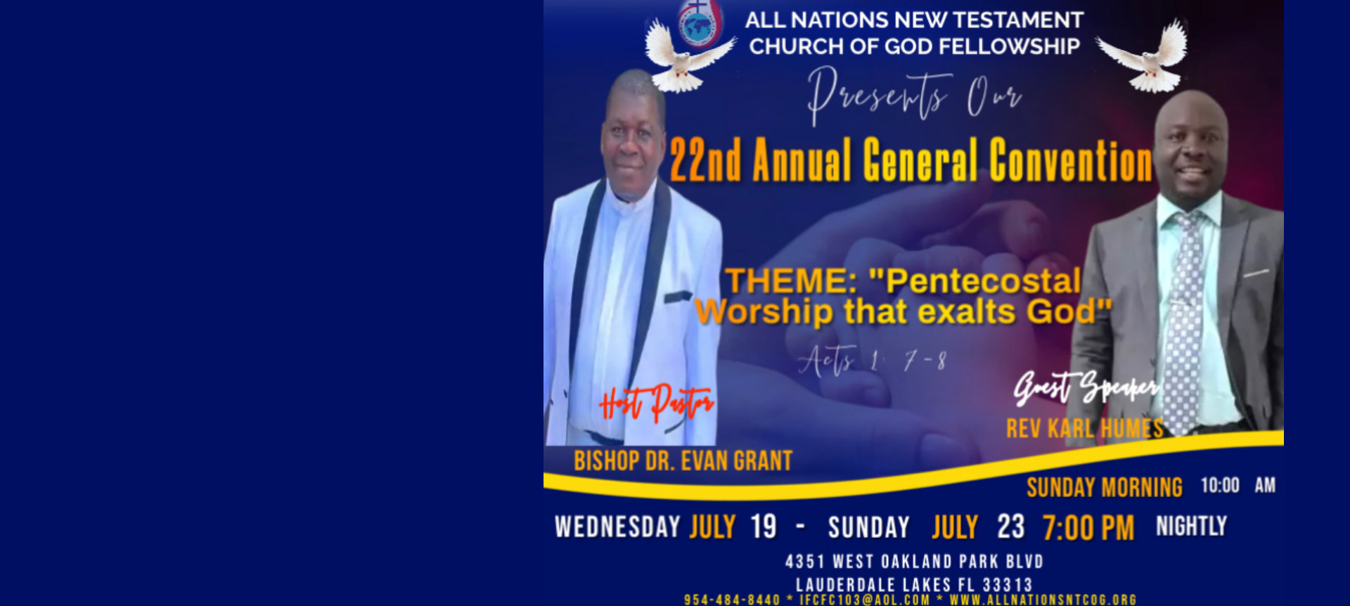 22nd annual general convention